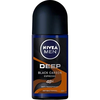 Abbildung von 6er Pack NIVEA Men Deo Roll on Deep Black Carbon Espresso 50ml