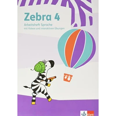Abbildung von Zebra 4: Arbeitsheft Sprache mit Videos und interaktiven Übungen Klasse 4 (Zebra. Ausgabe ab 2018)