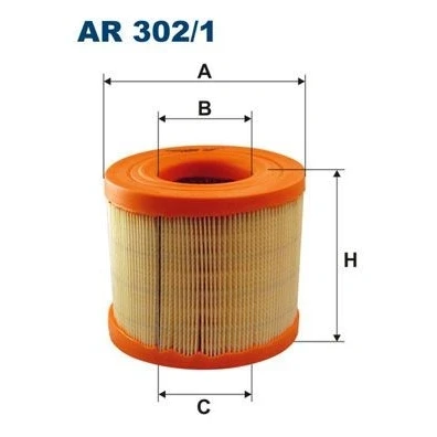 Abbildung von Luftfilter FILTRON AR 302/1