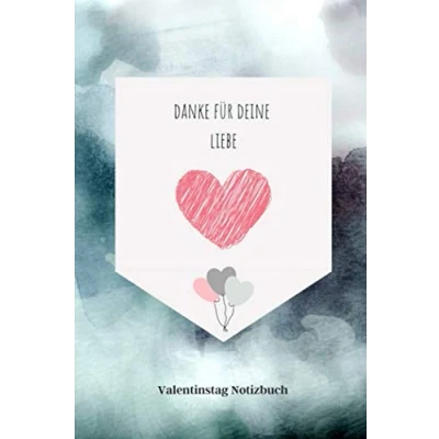 Abbildung von DANKE FÜR DEINE LIEBE: A5 Notizbuch BLANKO LIEBLINGSMENSCH GESCHENKE PÄRCHEN FREUNDIN FREUNDSCHAFT FREUNDINNENBUCH VALENTINSTAG GESCHENKIDEE PÄRCHENBUCH