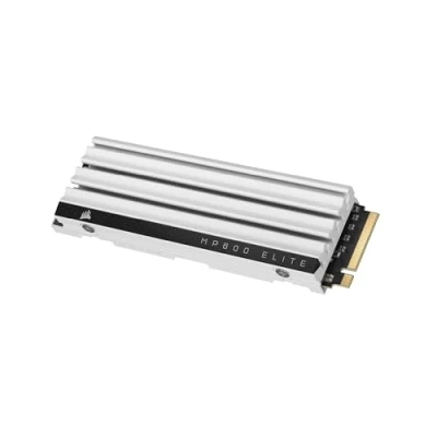 Abbildung von Corsair MP600 Elite 4TB M.2 PCIe Gen4 x4 NVMe SSD für PS5 Inklusive Kühlkörper 2280 Bis zu 7.000MB/Sek. Sequentielles Lesen HighDensity 3D TLC NAND Weiß