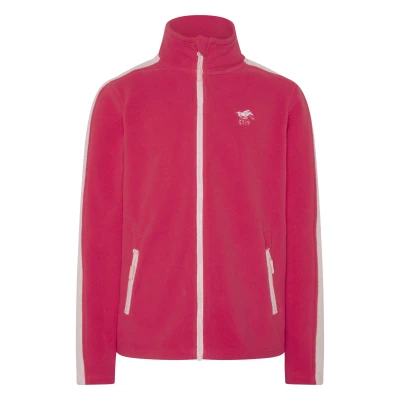 Abbildung von Polo Sylt IM TWO TONE LOOK Fleecejacke für Kinder, Größe: 158/164, Raspberry