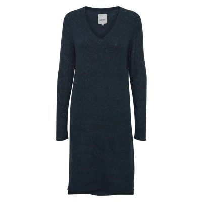 Abbildung von Oxmo IDA Strickkleid, Damen, Größe: Large, Total eclipse melange