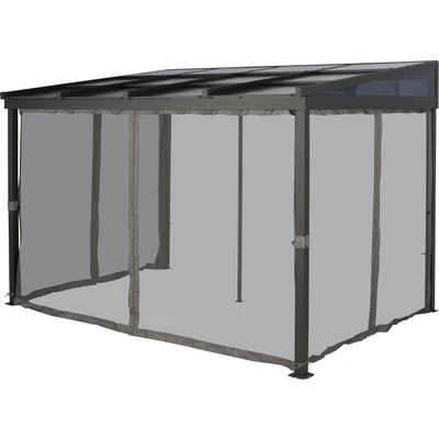 Abbildung von KONIFERA Pavillonseitenteil, (4 St.), Moskitonetz für Anbaupavillon Bilbao, BxT: 360x250 cm, abnehmbar