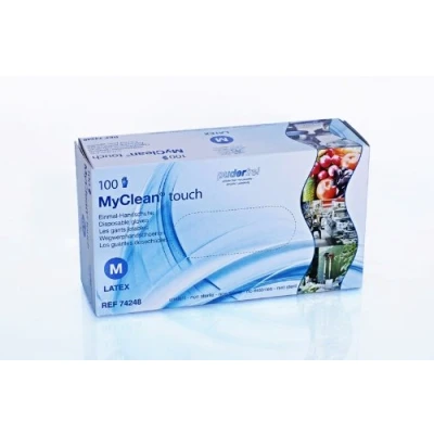 Abbildung von Myclean Touch PF Handsch.unsteril Latex 100 St