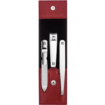 Abbildung von ZWILLING Beauty Taschen Etui, Rindleder, rot, 3 tlg.
