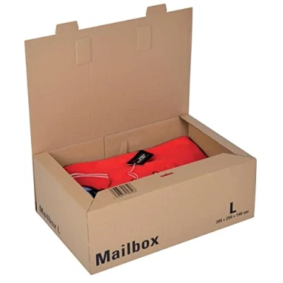 Abbildung von ColomPac Versandkarton Mailbox CP 098.04 L braun