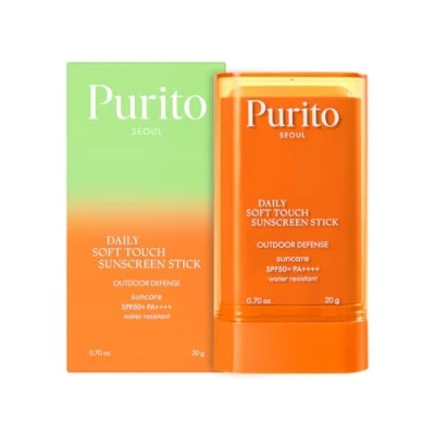 Abbildung von PURITO Seoul Daily Soft Touch Sonnenschutz Stick, LSF50+, PA++++++, 5 in 1 Verteidigung, UVA und UVB Schutz, nicht fettend, leicht, tragbar, koreanische Hautpflege, hypoallergen, 20 g