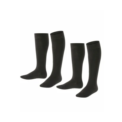 Abbildung von Esprit FOOT LOGO 2PACK UNI Kniestrümpfe für Kinder, Größe: 23 26, Black