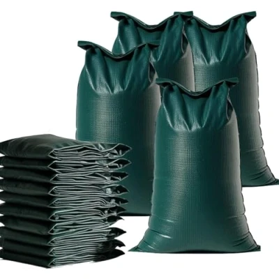 Abbildung von 50x Sandsack 40x60 cm zum Wasserschutz bei Hochwasser Hochwasserschutz mit Schnürband Sack &amp; Gewebesack ungefüllt (50)