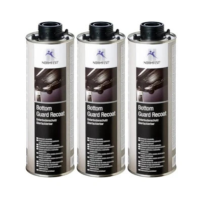 Abbildung von Normfest Bottom Guard Recoat Unterbodenschutz überlackierbar schwarz 3x 1000ml