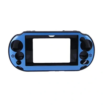 Abbildung von OSTENT Bunte Aluminium Metallhaut Schutzhülle für Sony PS Vita PSV PCH 2000 Farbe Hellblau