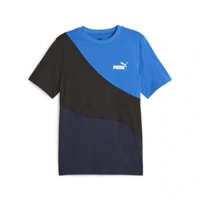 Abbildung von Puma Power CAT Tshirt print, Herren, Größe: Medium, Navy