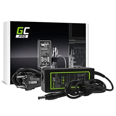 Abbildung von GC PRO Laptop Netzteil 19V 3.42A 65W kompatibel mit NEC ADP64 Dell 7832D 07832D ADP 60NH 60BB PC VP WP36 Acer PA 5700 02 Ladegerät inkl. Stromkabel, Steckertyp: rund (5,5 2,5 mm)