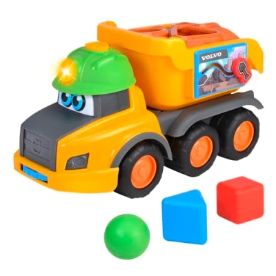 Abbildung von Dickie Toys Steckspielzeug ABC Harry Hauler Sortierfahrzeug, mit Licht und Soundeffekt