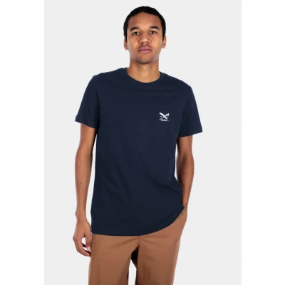 Abbildung von IRIEDAILY Herren Bio Baumwoll Sommer T Shirt Chestflag Tee in Navy, L