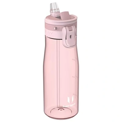 Abbildung von Sparrow Trinkflasche 1L TouchFlow Tritan Wasserflasche BPA frei Sportflasche Auslaufsicher Trinkflaschen mit Strohhalm für Sport, Outdoor Leicht, Nachhaltig