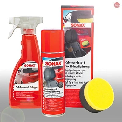 Abbildung von SONAX CabrioverdeckReiniger 500ml + Cabrioverdeck &amp; TextilImprägnierung 300ml