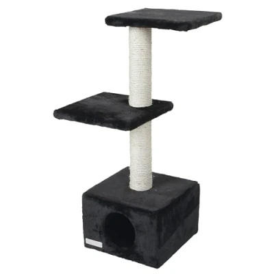 Abbildung von Kerbl Kratzbaum Venus Sweet, Schwarz 30x30x85cm