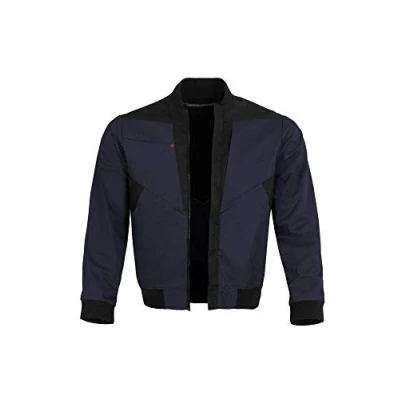 Abbildung von Qualitex Workwear Arbeitsjacke &quot;X Serie&quot; X treme strapazierfähige Werkstattjacke faserverstätkt (1 St) Bundjacke mit 7 Taschen pflegeleichte Blousonjacke Waschbar