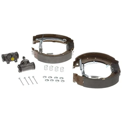 Abbildung von VALEO 554725 Bremsensatz, Trommelbremse Hinterachse mit Radbremszylinder RENAULT: CLIO 2, TWINGO 1, THALIA DACIA: Logan I MCV