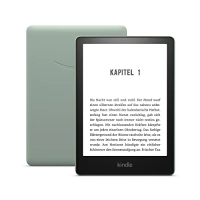Abbildung von Zertifiziert und generalüberholt Kindle Paperwhite (16 GB) Jetzt mit 6,8 Zoll Display (17,3 cm) verstellbarer Farbtemperatur Werbung Agavengrün