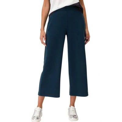 Abbildung von zero MIT Weitem BEIN Stoffhose, Damen, Größe: 40, Deep sailor blue