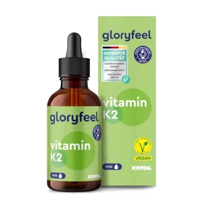 Abbildung von gloryfeel® Vitamin K2 Tropfen Nature 200 µg 50 ml