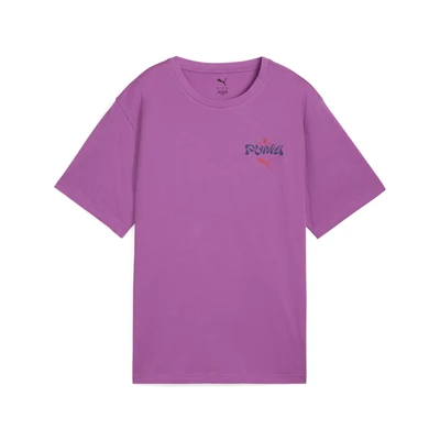 Abbildung von Puma Floral Tshirt print, Damen, Größe: XL, Wild berry