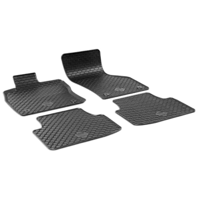 Abbildung von Walser DirtGuard Gummi Fussmatten Auto kompatibel mit Seat Leon (KL1) 11/2019 Heute, Cupra (KL1, KU1) 09/2020 100% passgenaue Fußmatten, robuste Universal Fußmatte