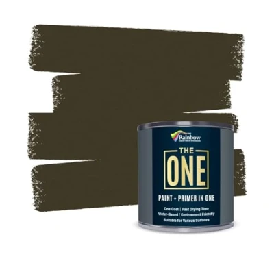Abbildung von The One Paint Farbe für mehrere Oberflächen, 1 l, Satin Finish, braun