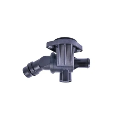 Abbildung von GATES TH41487G1 Kühlwasserthermostat 87 mit Dichtungen Gehäuse VOLKSWAGEN: Golf 5 Schrägheck, Passat B6 Variant, Plus / Crossgolf