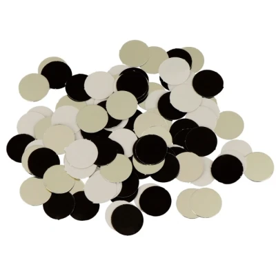 Abbildung von Folat 68688 Geburtstag Dekoration Schwarz, Creme, Champagner Gold Confetti Crème Noir 14 gr. EIN schickes und charmantes Happy Birthday Deko