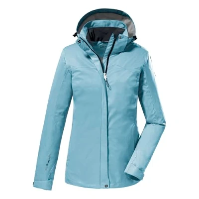 Abbildung von Killtec Outdoorjacke KOS 133 WMN JCKT Wasser und winddichte Damenjacke mit abnehmbarer Kapuze, PFAS frei