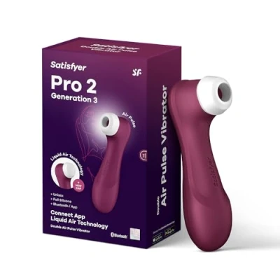 Abbildung von Satisfyer Pro 2 Generation 3 Vibrator mit Connect APP Liquid Air Technologie Leise Starke Klitoris Stimulation Druckwellenvibrator Vibrationen Sex Spielzeug Geschenk für Frauen Dildo