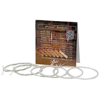 Abbildung von Oud Saiten, Nylon versilbert Kupferlegierung klar Normalspannung Saiten Set Zubehör(11 strings)