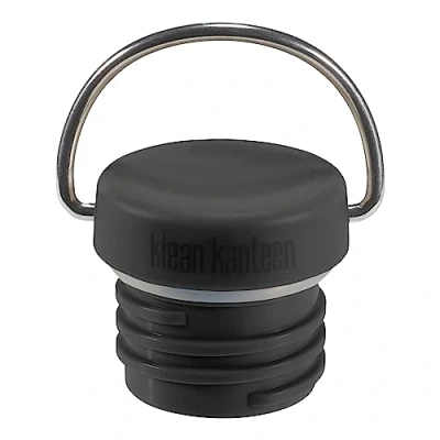 Abbildung von Klean Kanteen Loop Cap Black Zubehör für Wasserflaschen