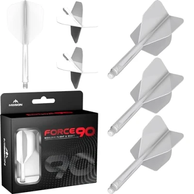 Abbildung von Mission Force 90 White NO6 Dart Flights Inbetween