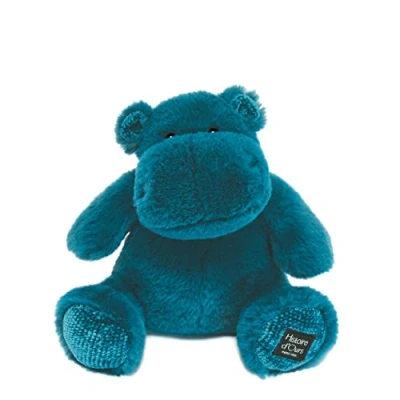 Abbildung von Unbekannt Histoire d&#039;Ours Plüschtier Nilpferd Hip&#039;Pop Blau 25 cm L&#039;HIPPO HO3107