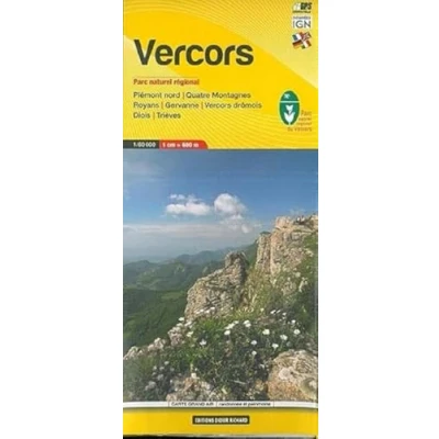 Abbildung von Libris Wanderkarte 10 Vercors 1 : 60 000: Parc naturel régional. Quatre Montagnes, Royans, Gervanne, dromois, Diois, Trièves