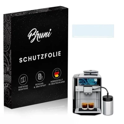 Abbildung von Bruni Schutzfolie kompatibel mit Siemens EQ.6 plus s700 Folie, glasklare Displayschutzfolie (2X)