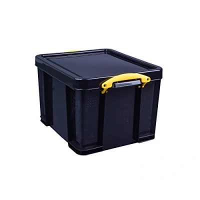 Abbildung von Really Useful Box Aufbewahrungsbox 35,0 l 48,0 x 39,0 31,0 cm schwarz