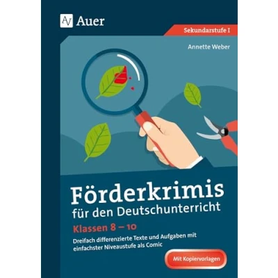 Abbildung von Förderkrimis für den Deutschunterricht Klasse 8 10: Dreifach differenzierte Texte und Aufgaben mit einfachster Niveaustufe als Comic