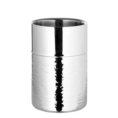 Abbildung von Fink Weinkühler &quot;NASSAU, mit feiner Hammerschlagstruktur&quot;, (1 tlg.), aus Edelstahl, Höhe 18 cm x Ø 12