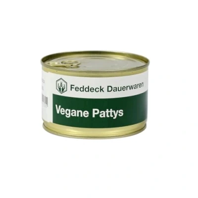 Abbildung von Fertiggericht Dose vegane Pattys, 400 g
