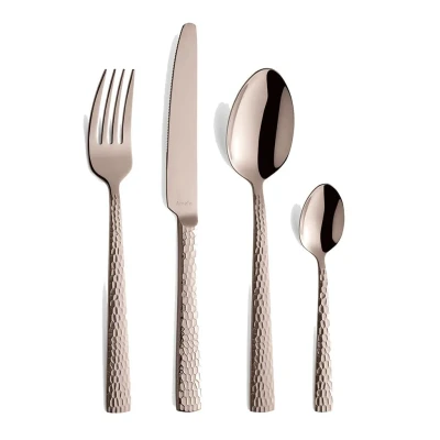 Abbildung von Amefa Felicity 24 teiliges Besteckset Rose Champagne