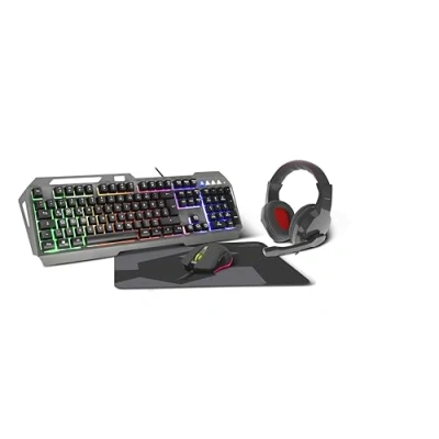 Abbildung von Speedlink LUNERA 4in1 Gaming Starter Set Tastatur (Headset, Maus &amp; Mauspad)