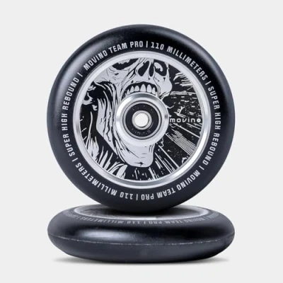 Abbildung von Movino TEAM PRO Full Core 110 mm Rollen für Stunt Scooter Schwarz