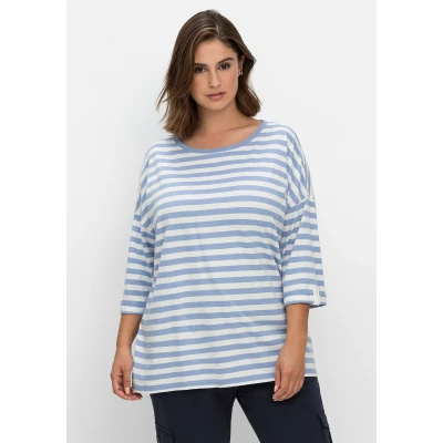 Abbildung von Sheego 3/4 Arm Shirt &quot;Große Größen&quot;, mit überschnittenen Schultern