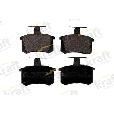 Abbildung von KRAFT 6010035 Bremsbelagsatz Hinterachse AUDI: A8 D2, 80 B4 Limousine, Avant, VOLKSWAGEN: Scirocco II, LANCIA: Thema Kombi, Limousine